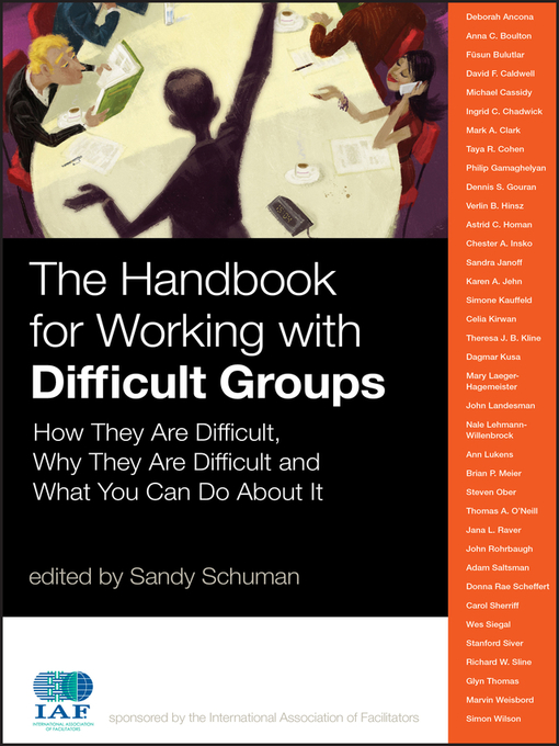 Title details for The Handbook for Working with Difficult Groups by Sandy Schuman - Available